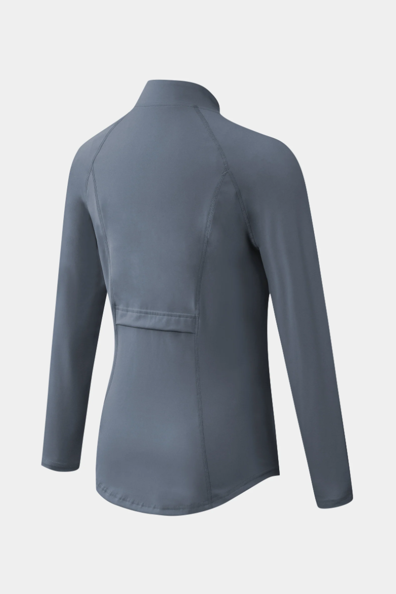 SheShape Trainingsjacke mit hohem Kragen und durchgehendem Reißverschluss