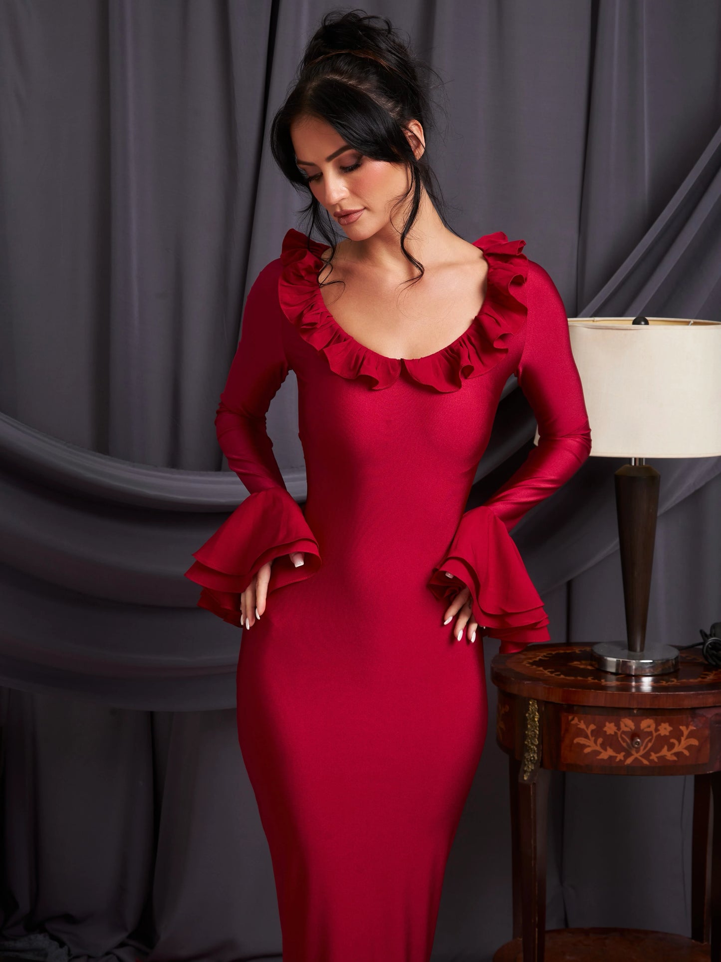 Velours de Minuit - Kleid Figurbetont