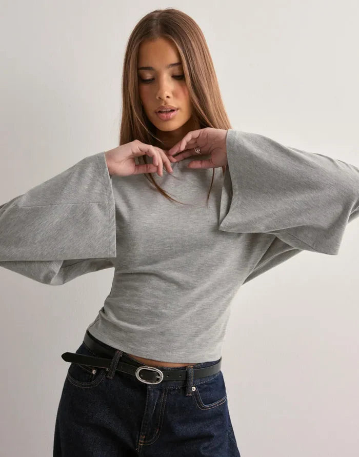 Nuage Coton - T-Shirt mit langen weiten Ärmel