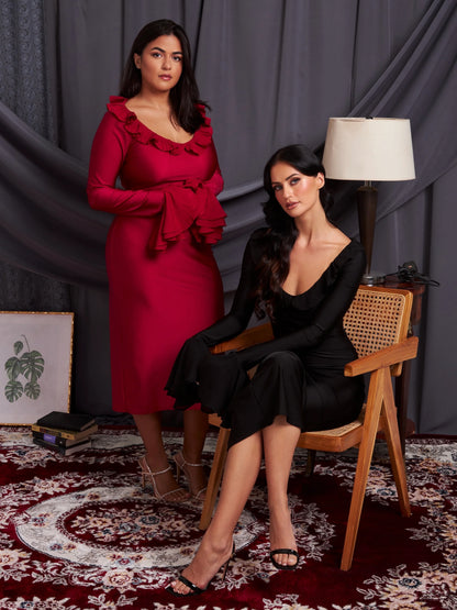 Velours de Minuit - Kleid Figurbetont