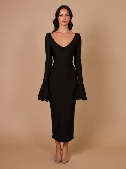 Velours de Minuit - Kleid Figurbetont