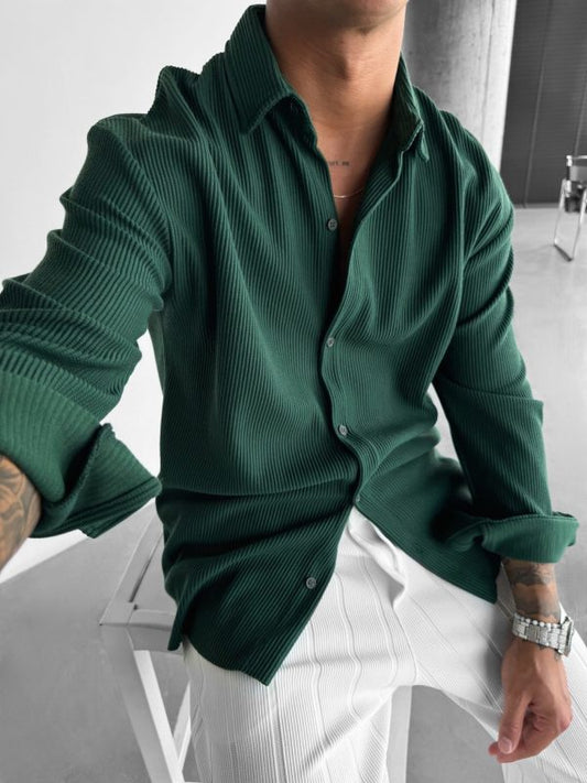 „Chemise Rétro Sportive" Retro-Sport-Freizeithemd