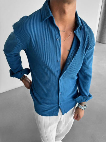 „Chemise Rétro Sportive" Retro-Sport-Freizeithemd