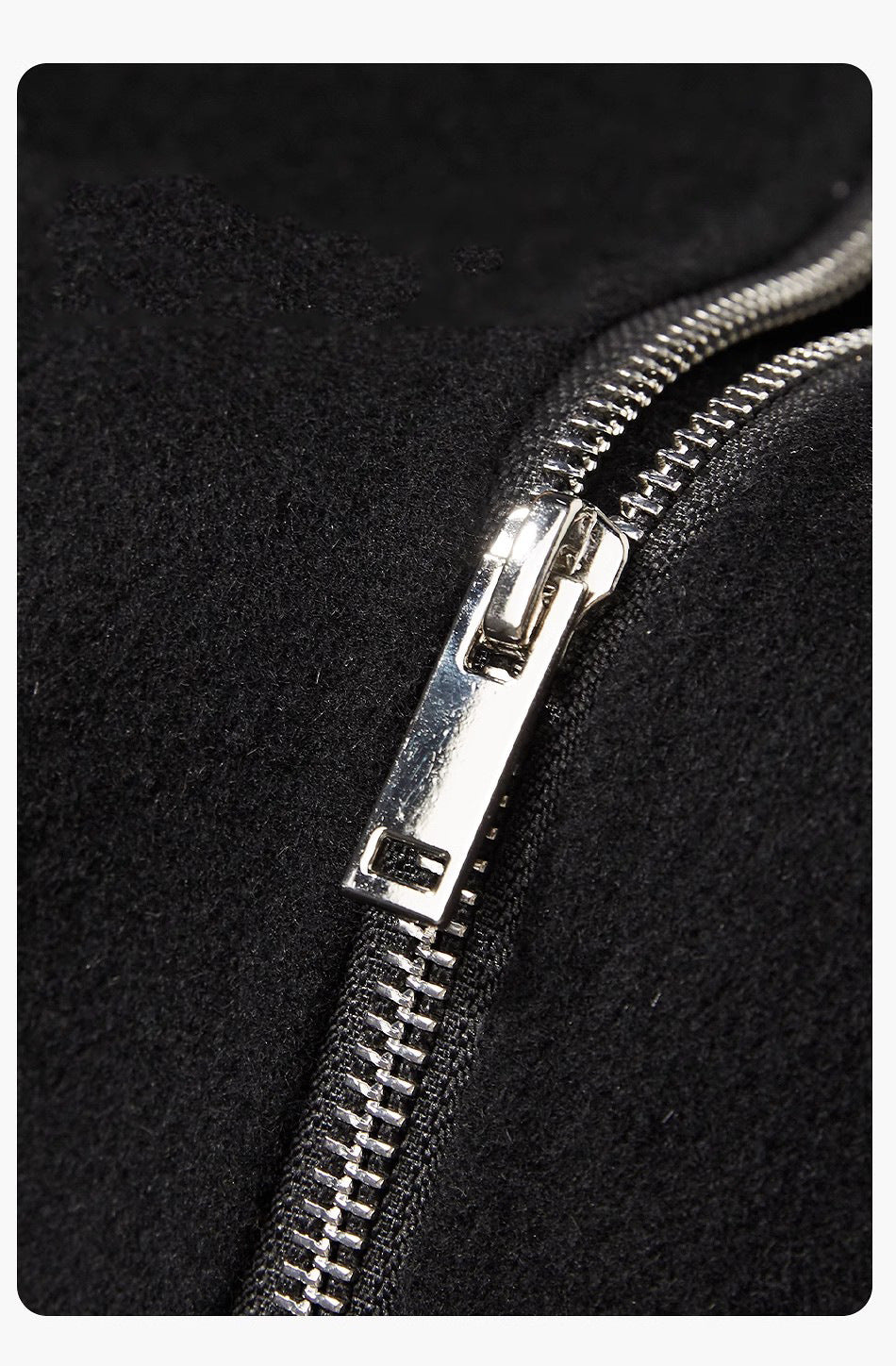 Élégance double-Face Herren-Wolljacke mit kurzem Revers