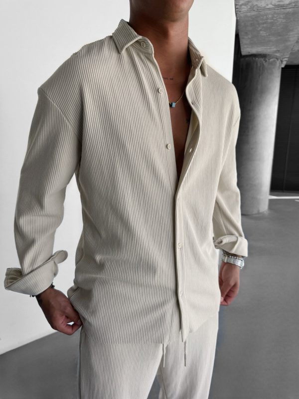 „Chemise Rétro Sportive" Retro-Sport-Freizeithemd